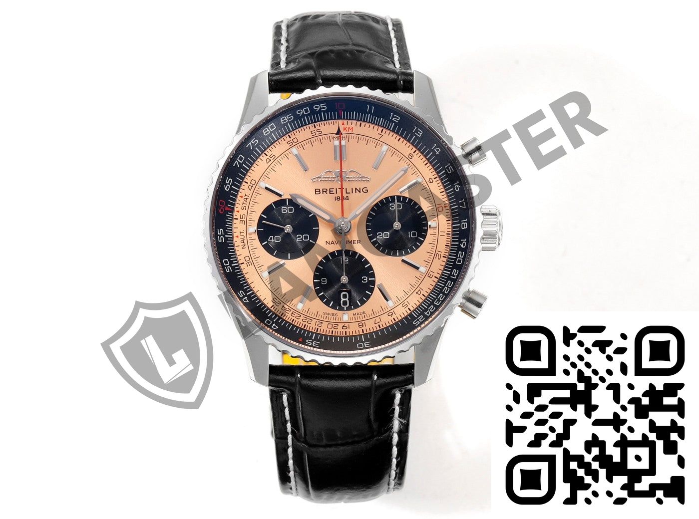 a watch with a qr code