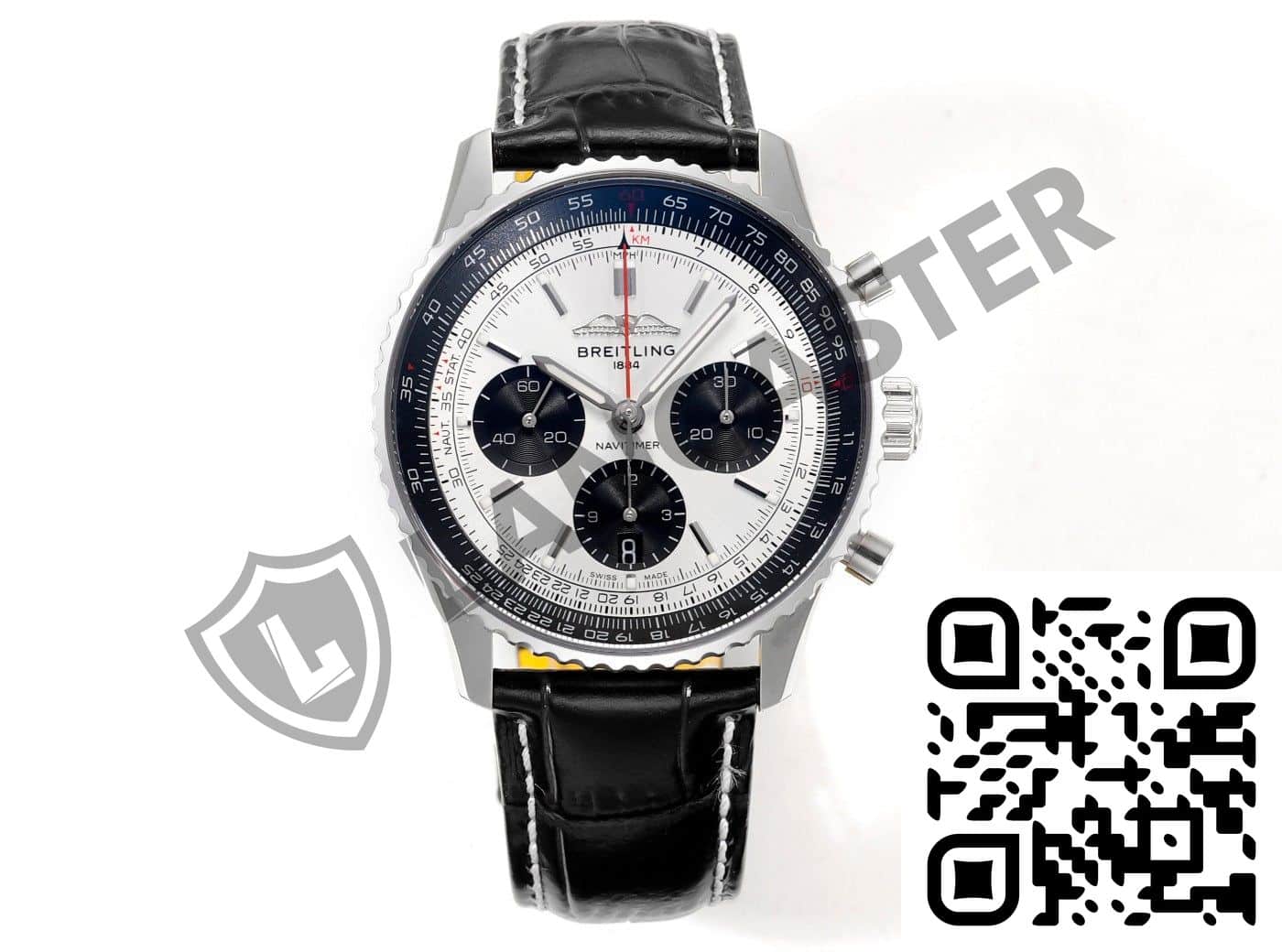 a watch with a qr code