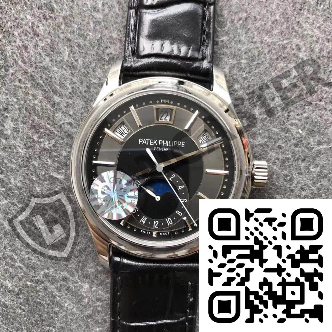 a watch with a qr code