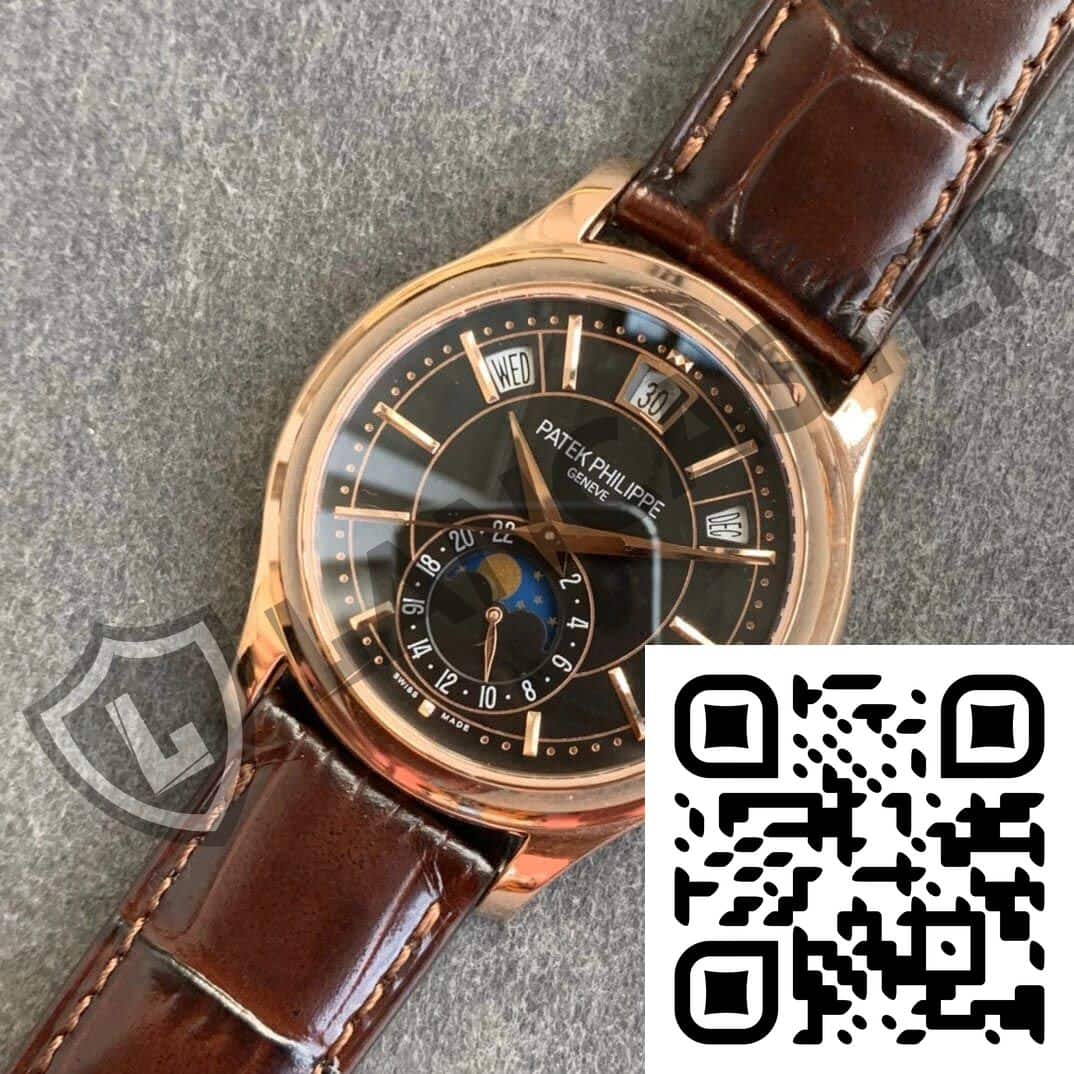 a watch with a qr code