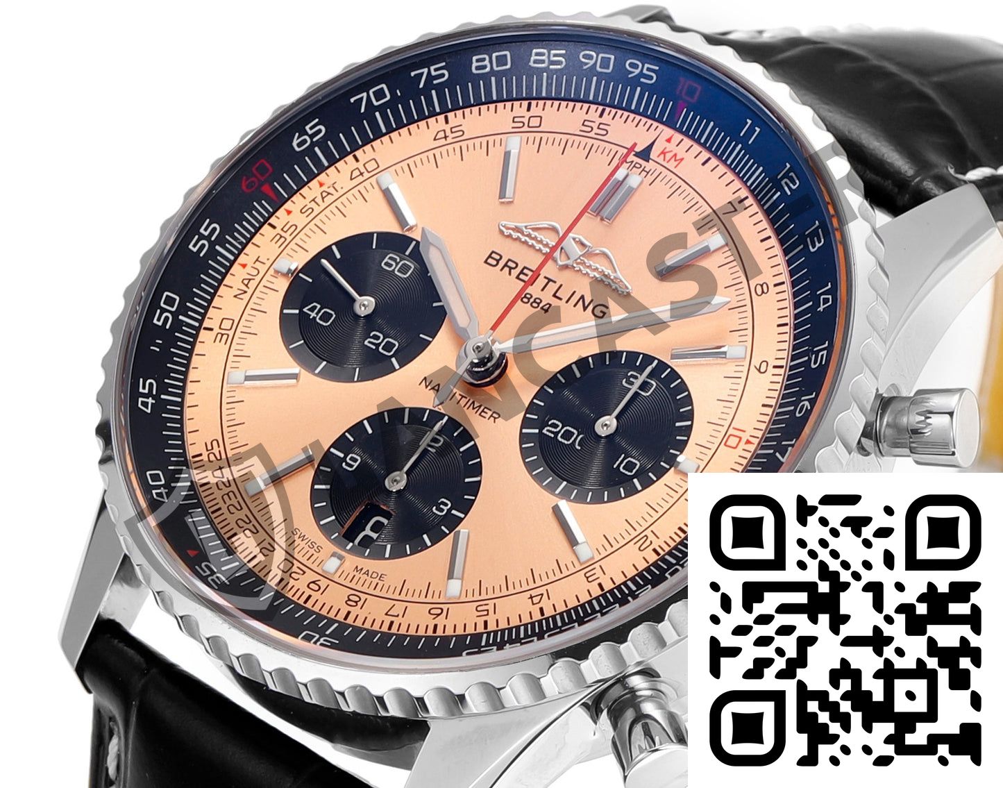 a close up of a watch