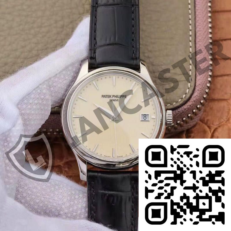 a watch with a qr code