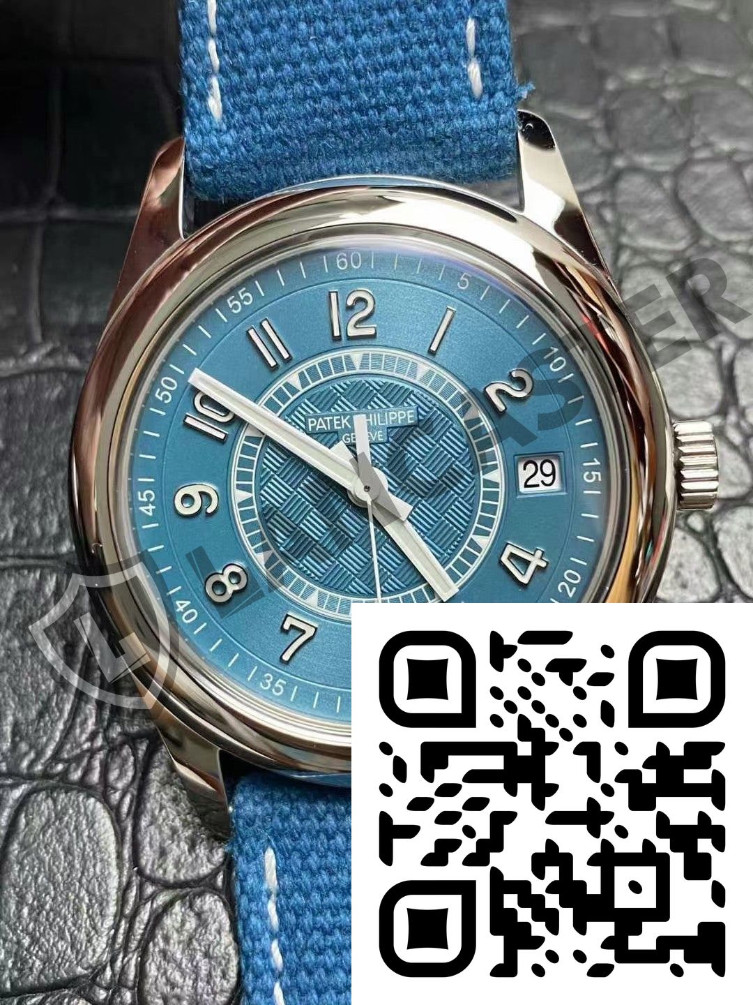 a close up of a watch