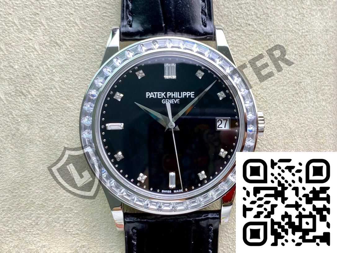 a watch with a qr code