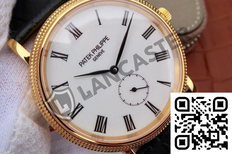 a watch with a qr code