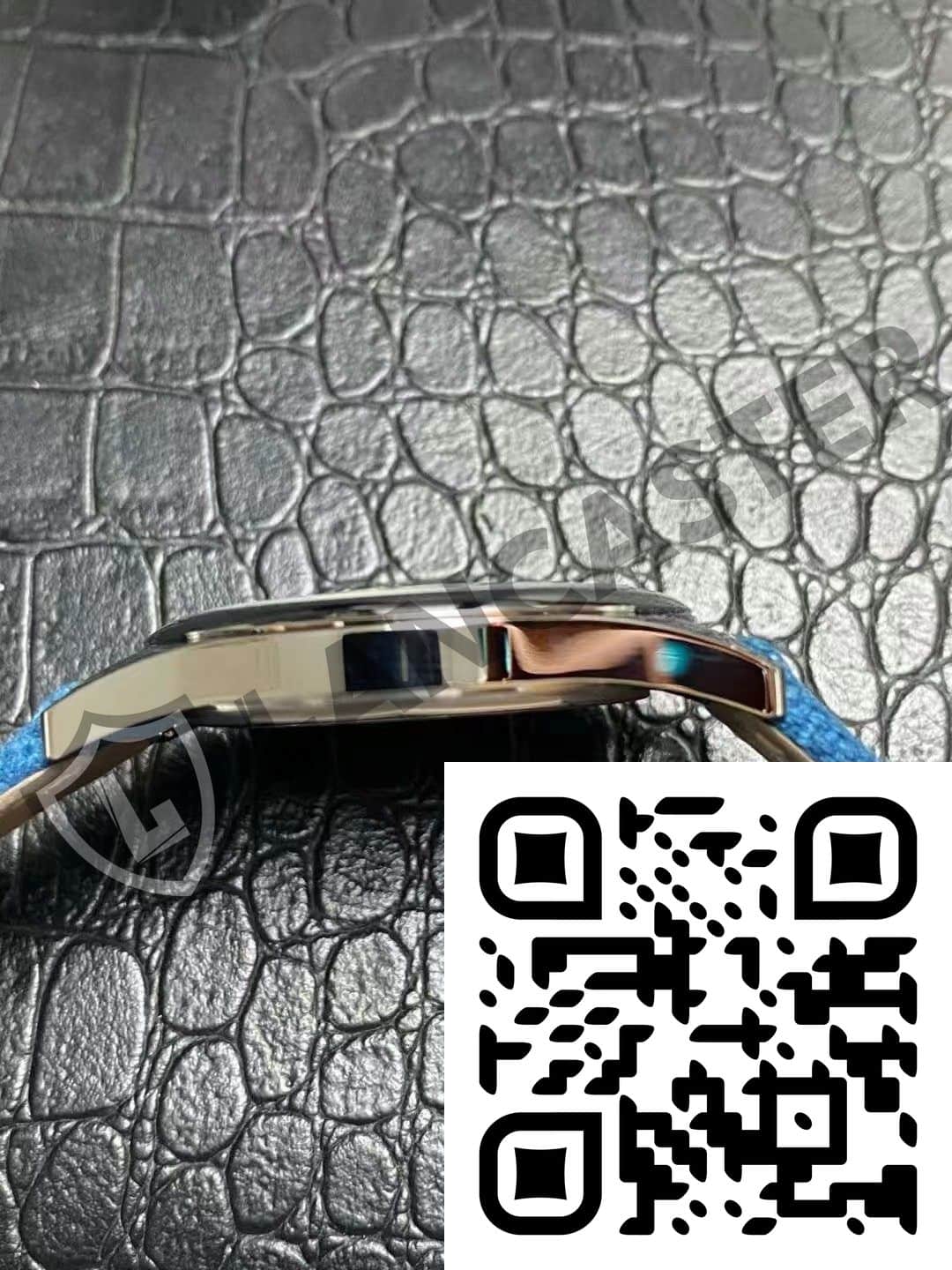 a close up of a watch