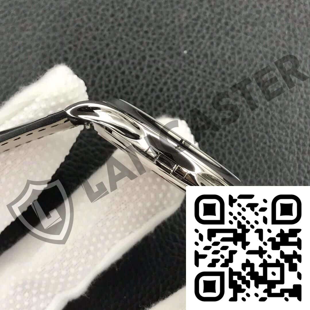 a qr code on a piece of fabric